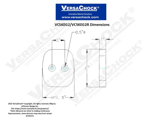 REMOVABLE OUTBOARD SKEG REST PLATE
