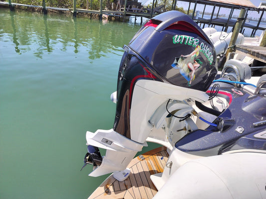 REMOVABLE OUTBOARD SKEG REST PLATE