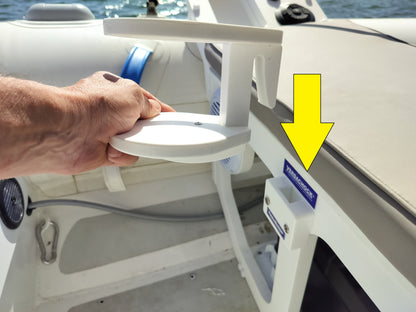 VERSAHOLDER tm-THREE DRINK REMOVABLE HOLDER