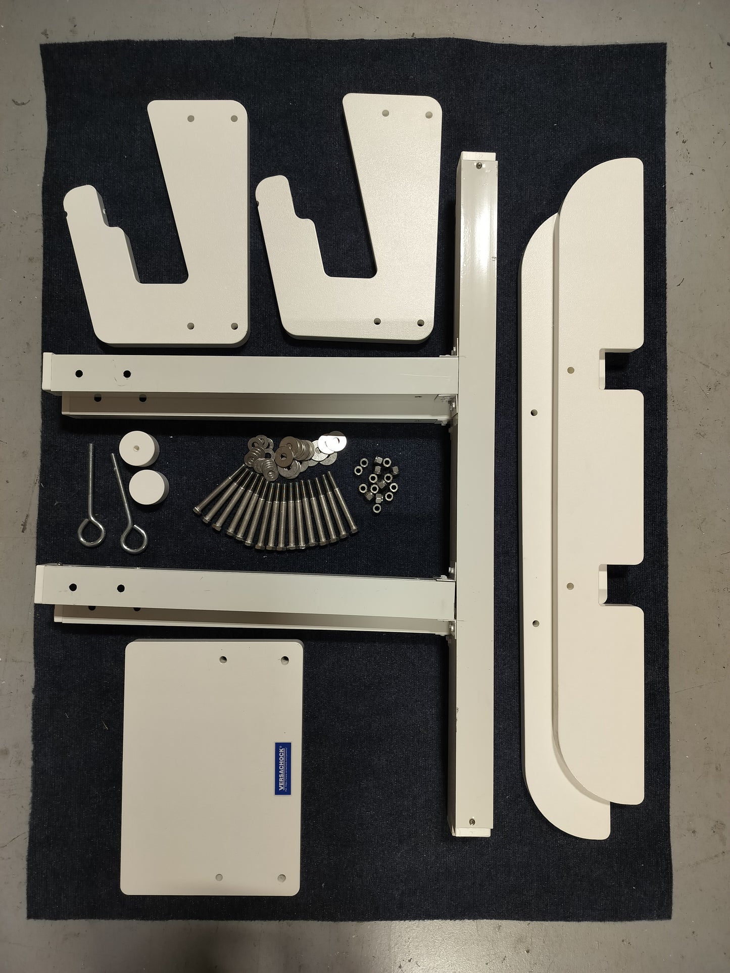 Vertical Dinghy and Outboard Stand