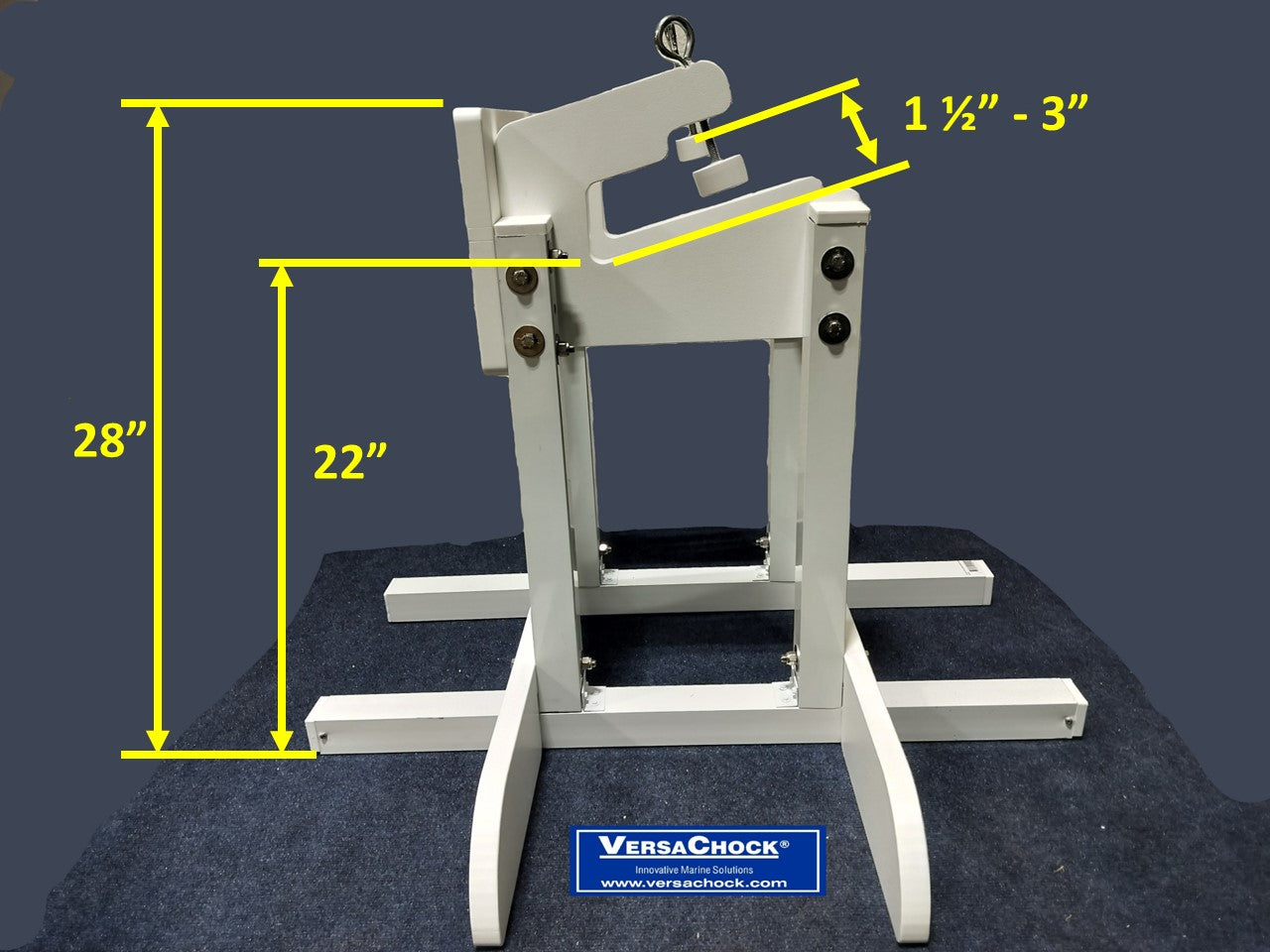 Vertical Dinghy and Outboard Stand