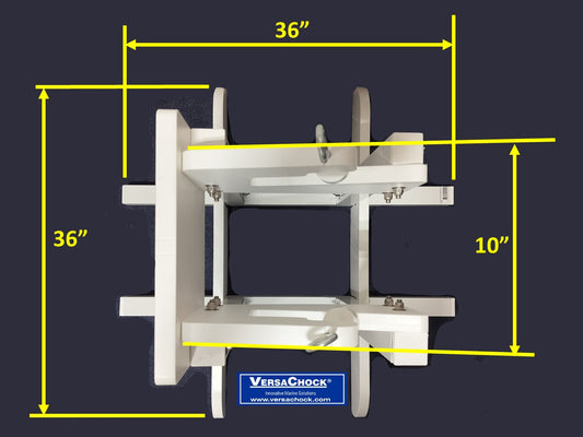 Vertical Dinghy and Outboard Stand