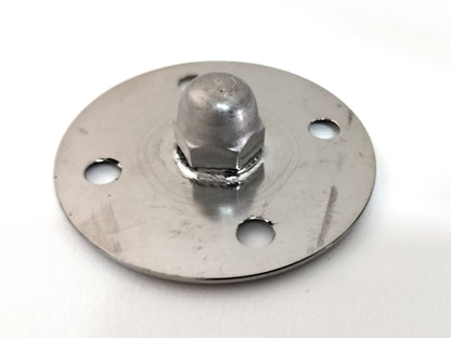 3" ROUND THREADED DECK PLATE