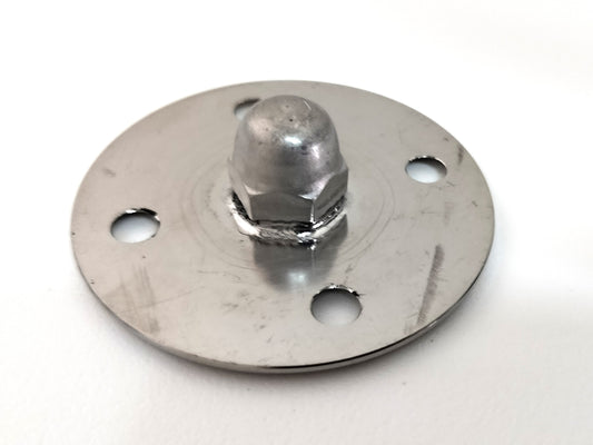 3" ROUND THREADED DECK PLATE