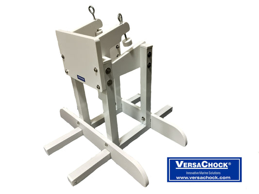 Vertical Dinghy and Outboard Stand