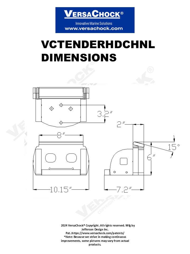 CHANNEL CHOCKS