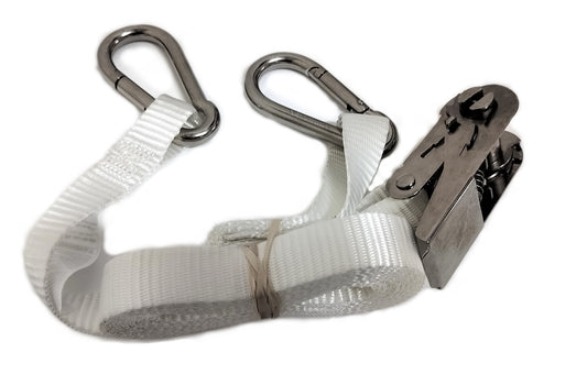 WHITE RATCHET TIE DOWN