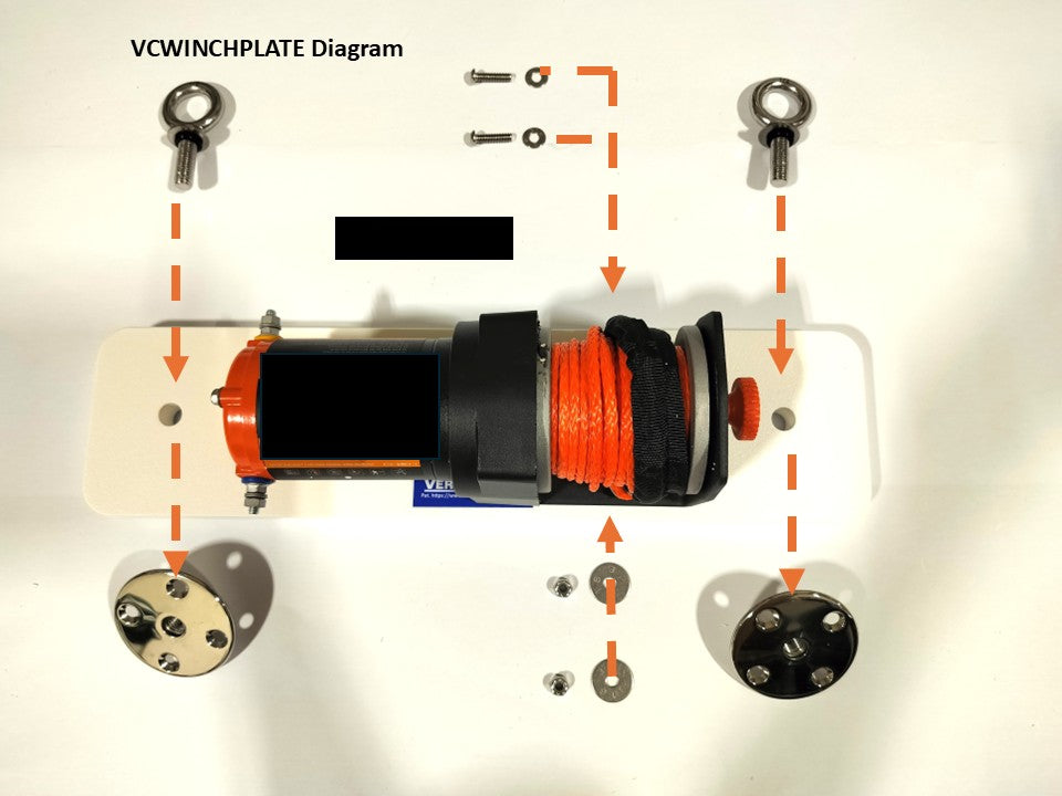 ELECTRIC WINCH PLATE KIT