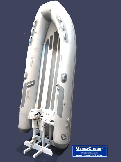 Vertical Dinghy and Outboard Stand