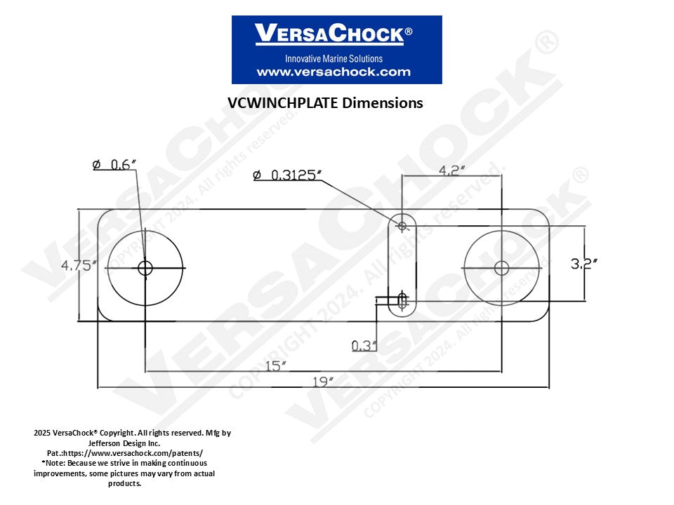 ELECTRIC WINCH PLATE KIT